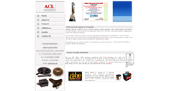 Desktop Screenshot of aclindia.net